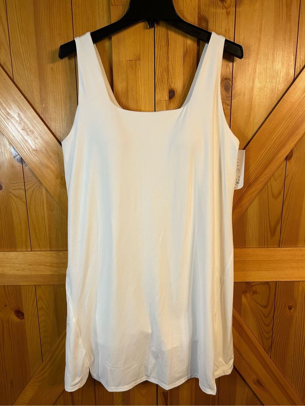 Xersion Everultra-Lite Sleeveless Tennis Dress Size XL White nwt (0246)